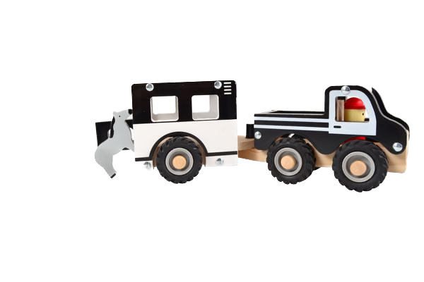 ØNSKEBRØNDENMagni træbil med trailer og dyr249,95 kr.